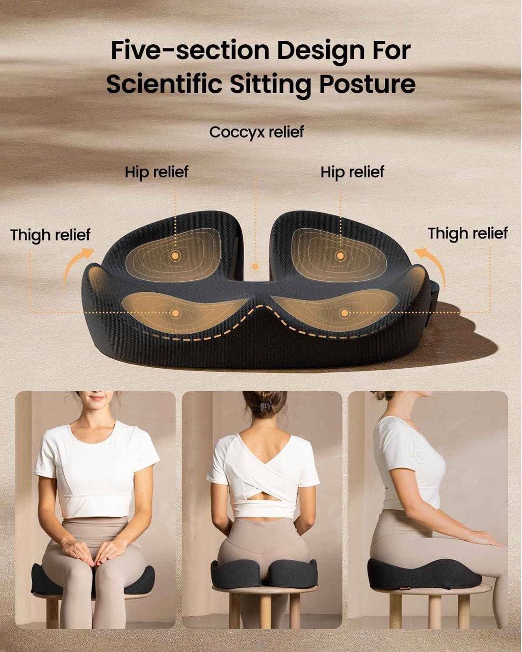 Ergonomische Zitkussen