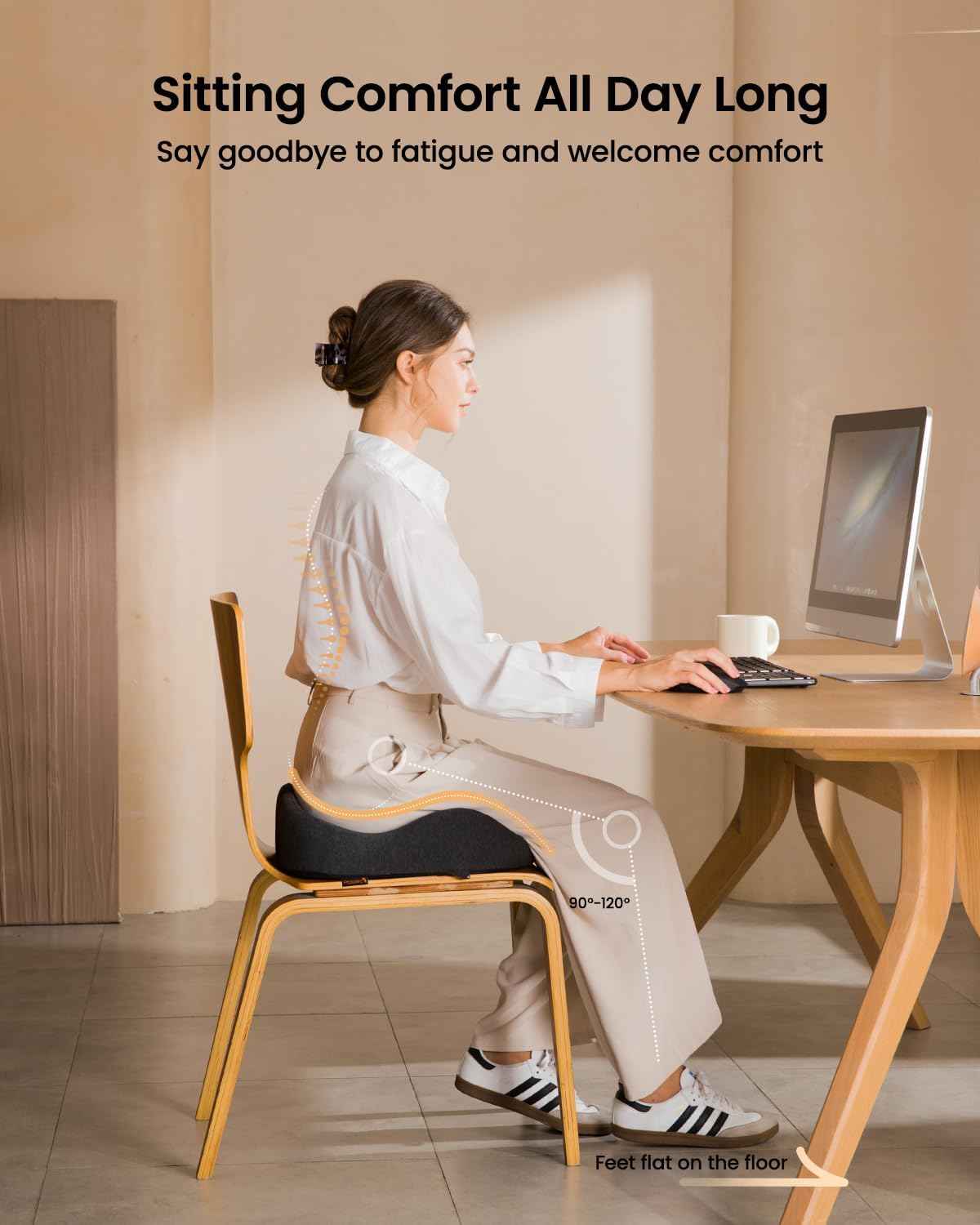 Ergonomische Zitkussen