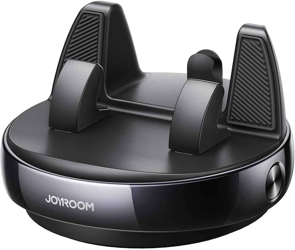 Joyroom JR-ZS330 Auto Telefoon Houder Zelfklevende Dashboard Mount Telefoon Stand, Donker Zwart