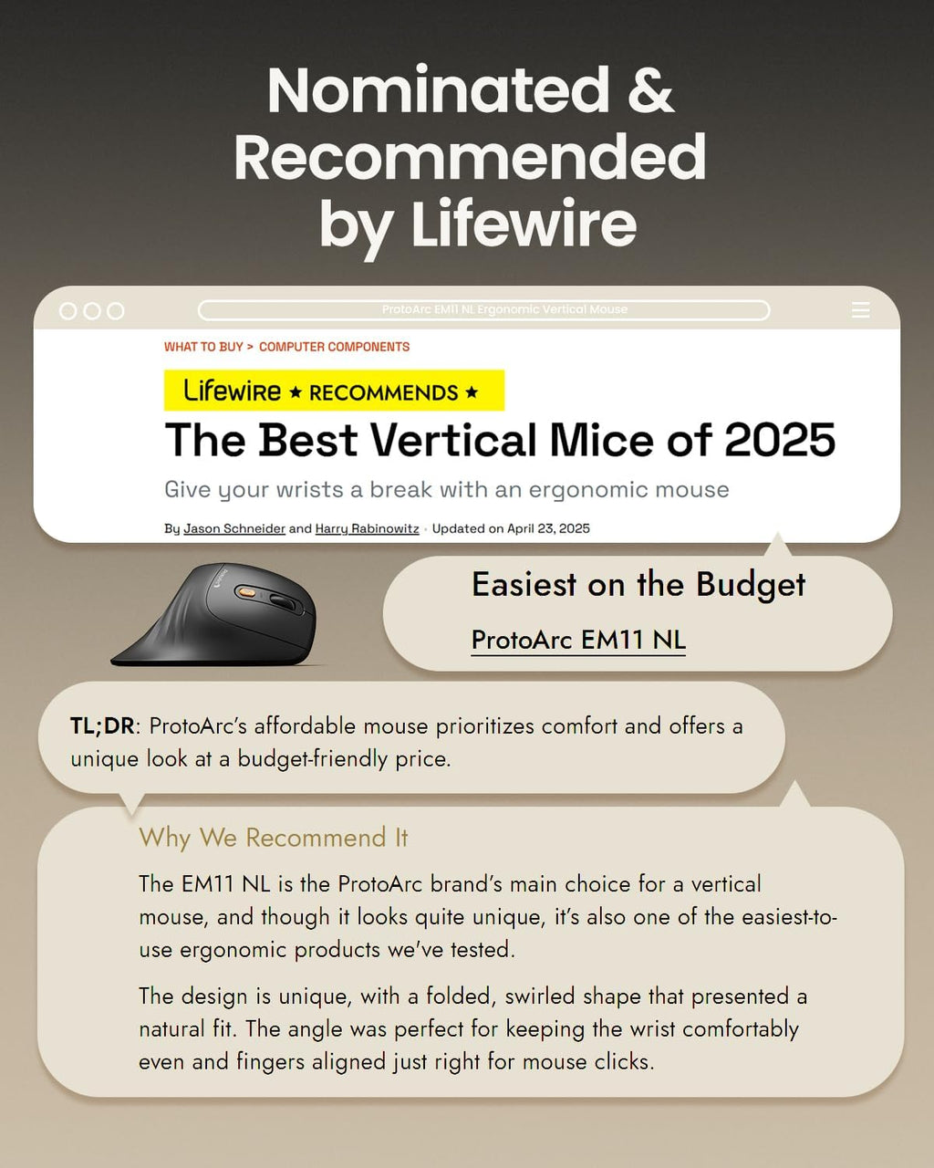 Ergonomische Muis Remodius