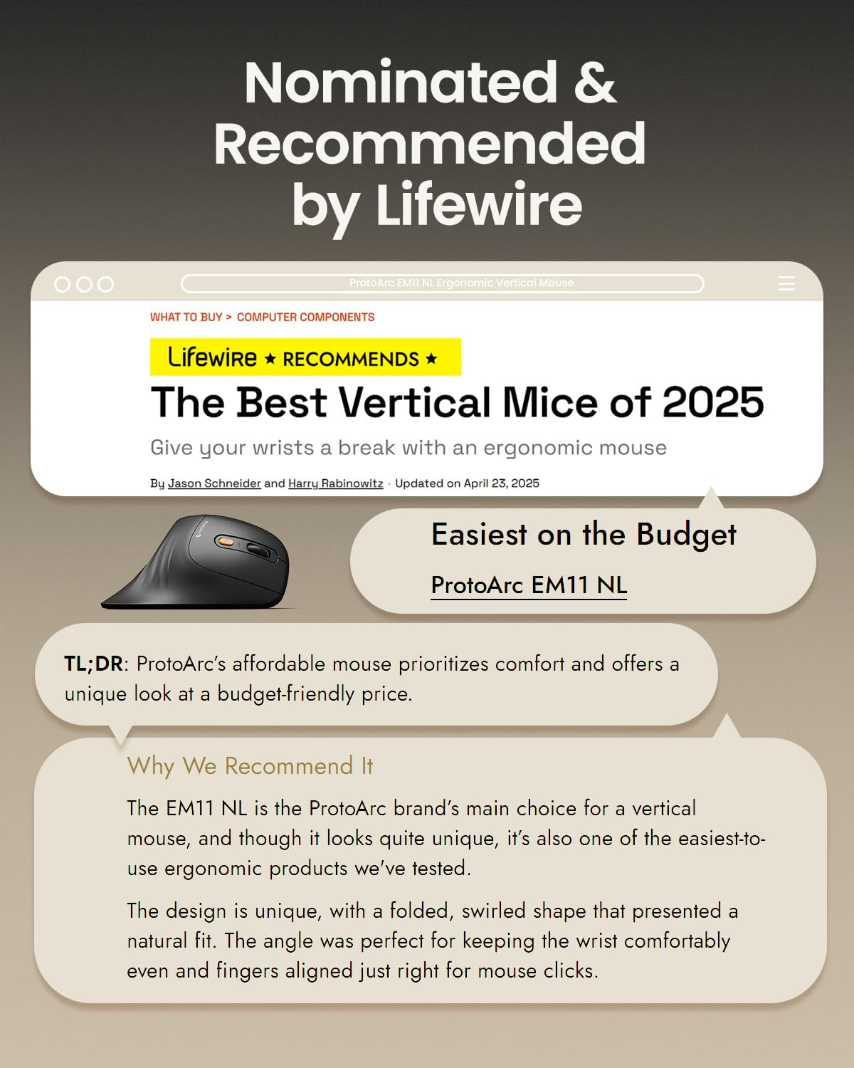 Ergonomische Muis Remodius