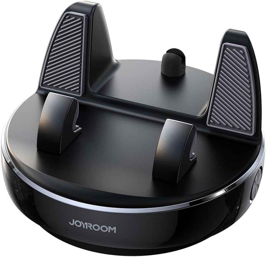 Joyroom JR-ZS330 Auto Telefoon Houder Zelfklevende Dashboard Mount Telefoon Stand, Donker Zwart