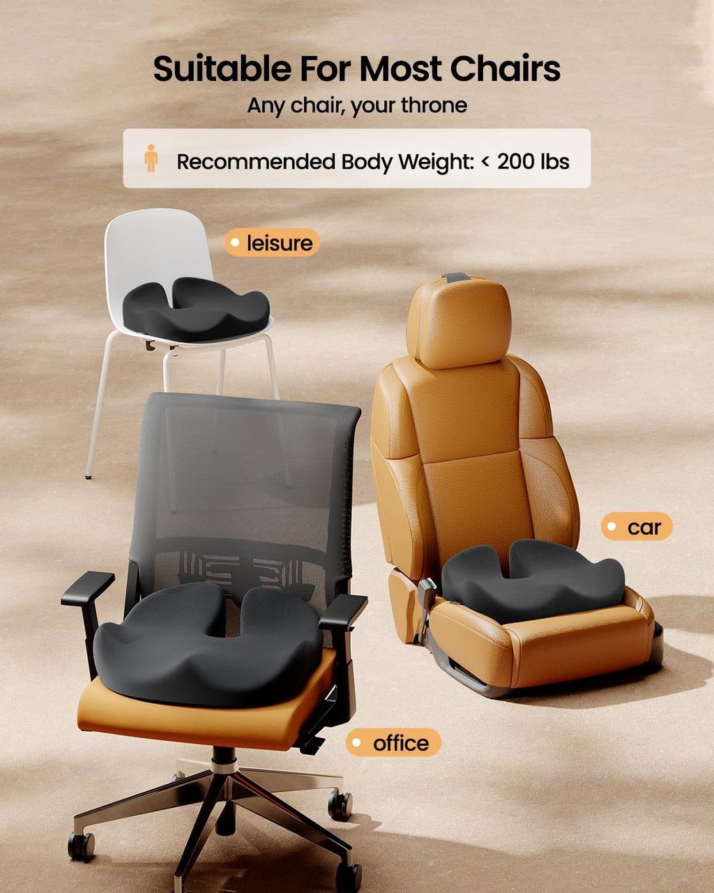 Ergonomische Zitkussen Remodius