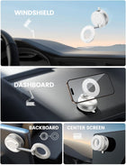 Lamicall Magnetische Telefoonhouder Auto voor MagSafe - [TOP Vacuüm Zuignap & 24X Magnete] Magnetisme Houder Auto Telefoonhouder, 360° Draaibare KFZ Houder voor iPhone 17 16 15 14 Pro Max Syveron