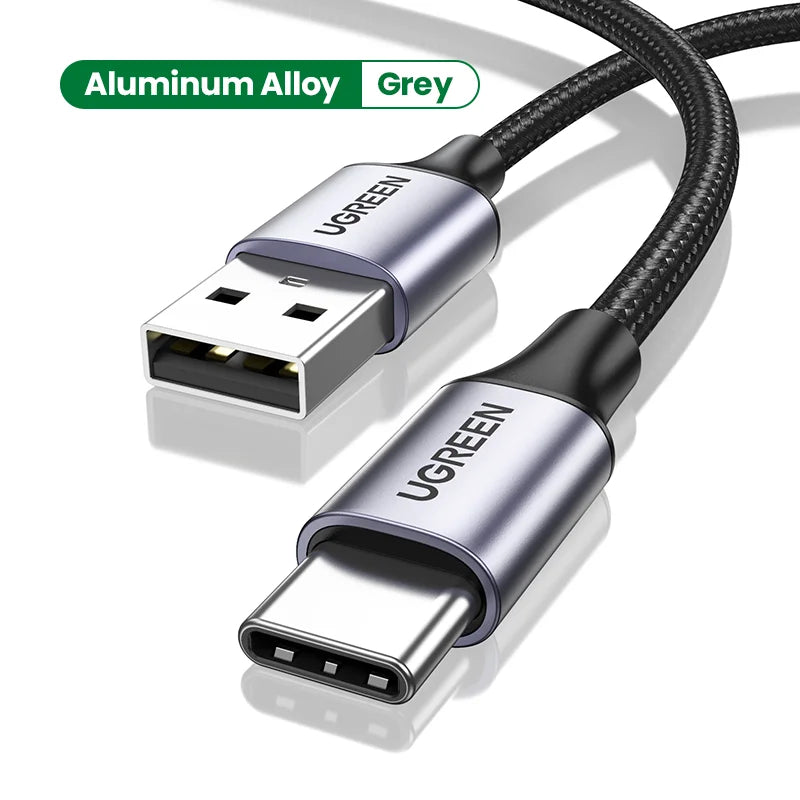UGREEN 3A USB Type C Cable For iPhone 17 16 Xiaomi Samsung Fast Charging Wire USB-C Charger Data Cord For iPad Poco USB C Ugreen Official Store