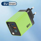 80W Super Fast Charge Type C USB Phone Charger With Telescopic USB C Cable For Iphone 16 15 Samsung Laptop With Light Toocki Brand Global Store