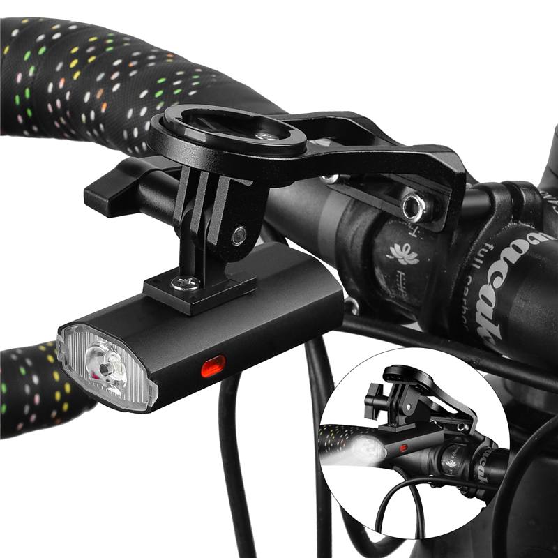 WEST BIKING Bike Light with GoPro Mount Holder for Garmin Bryton Computer Black My Store