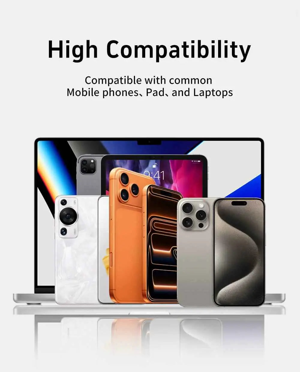 BASEMO Phone Charger 240W Silicone Cable