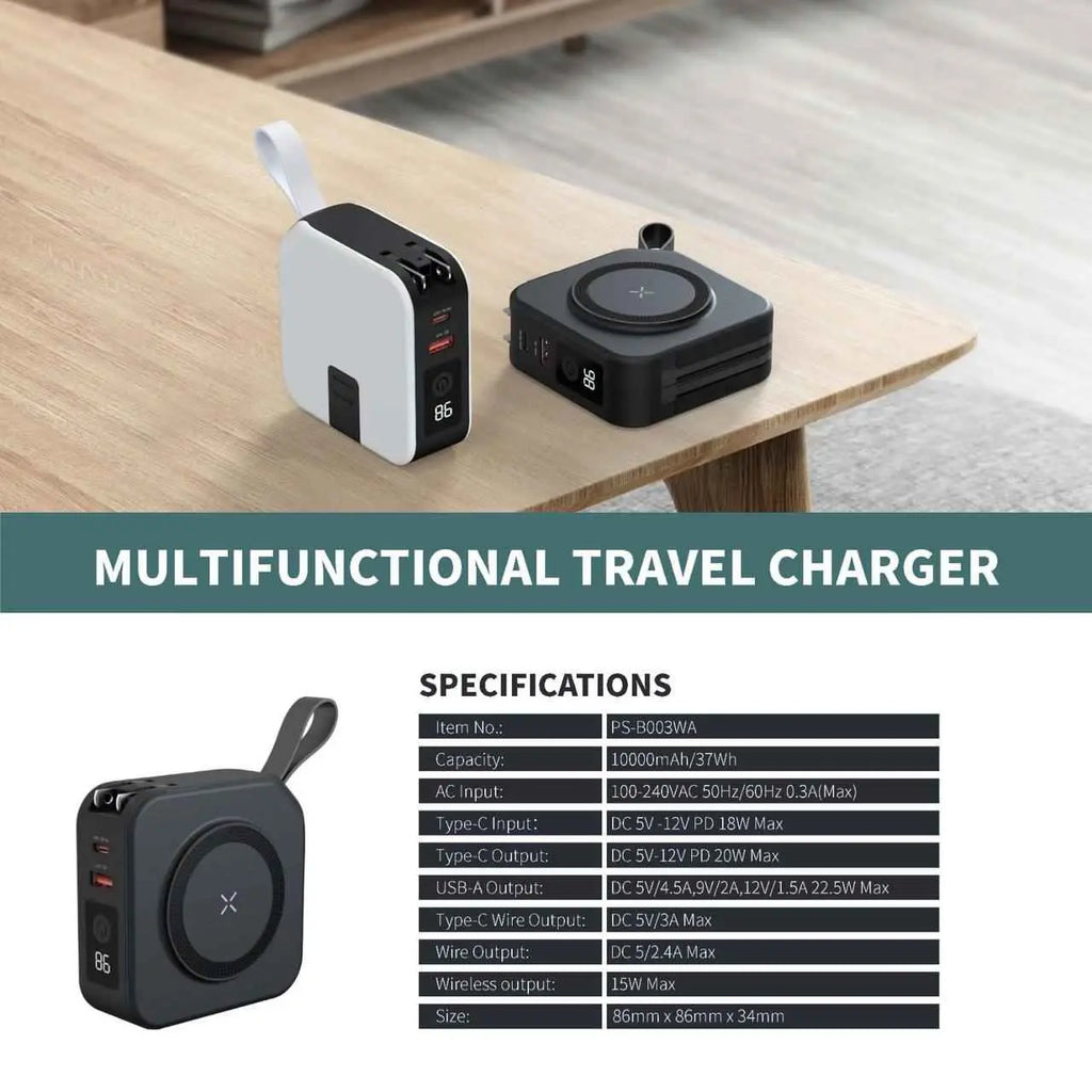 Powerbank 5-in-1 - Jouw Ultieme Oplaadoplossing voor Onderweg