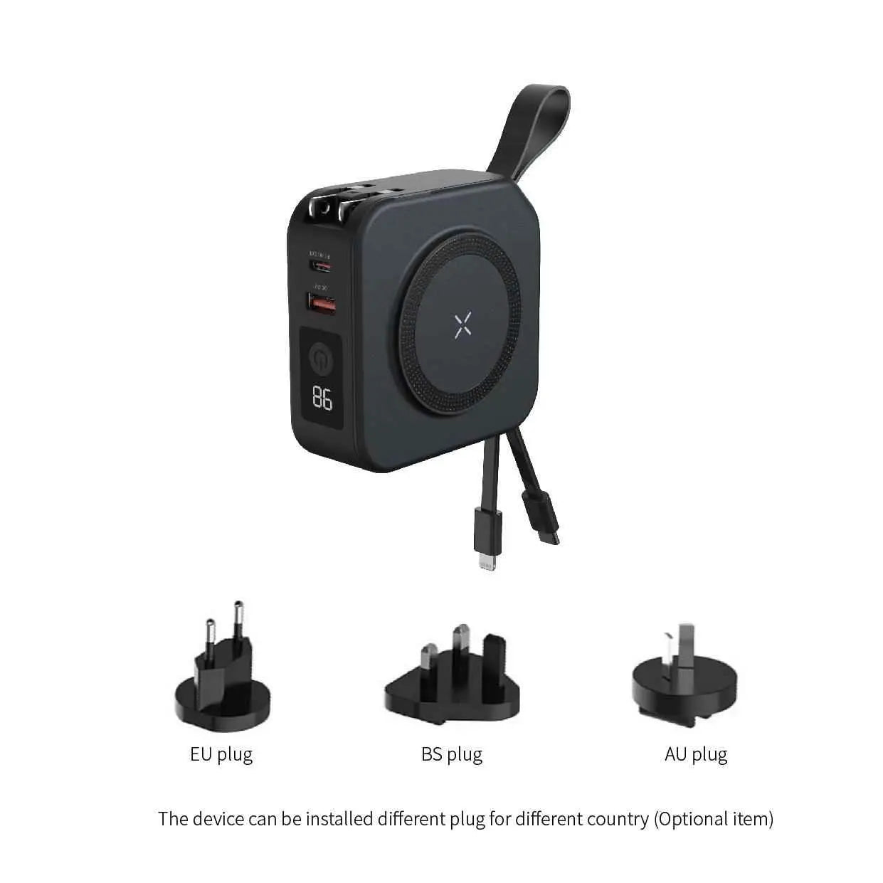Powerbank 5-in-1 - Jouw Ultieme Oplaadoplossing voor Onderweg