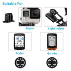 WEST BIKING Bike Light with GoPro Mount Holder for Garmin Bryton Computer Black My Store