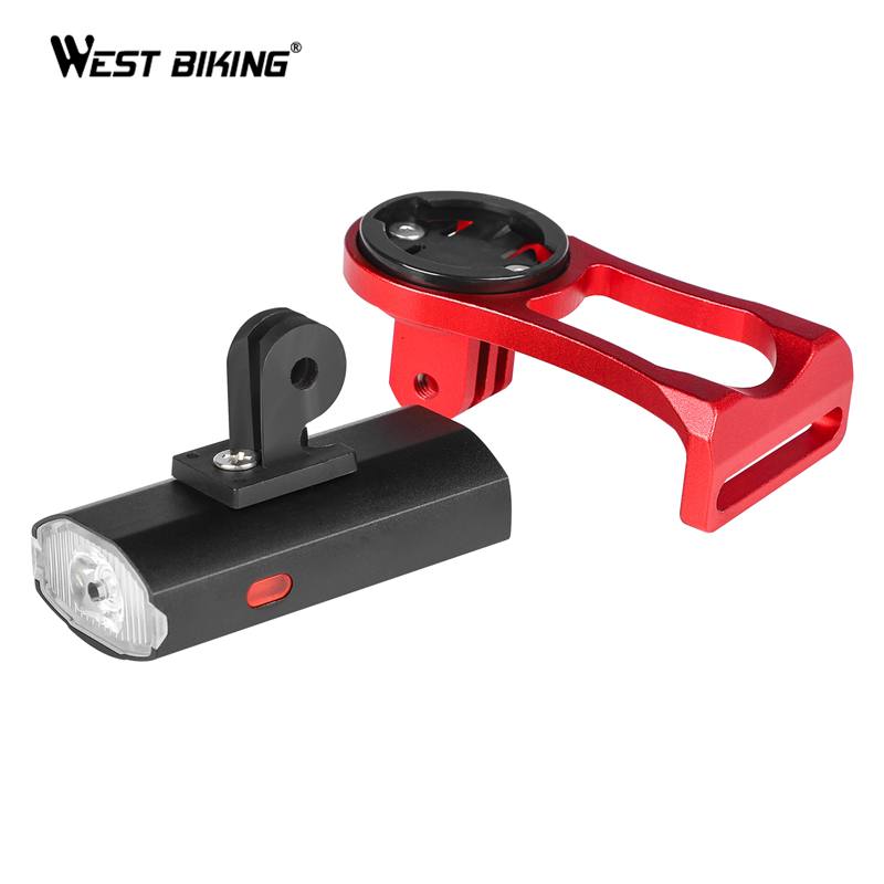 WEST BIKING Bike Light with GoPro Mount Holder for Garmin Bryton Computer Black My Store