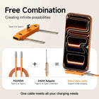 BASEMO Phone Charger 240W Silicone Cable