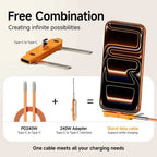BASEMO Phone Charger 240W Silicone Cable